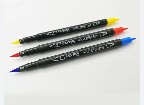 Pennarello Lyra Aqua Brush Duo